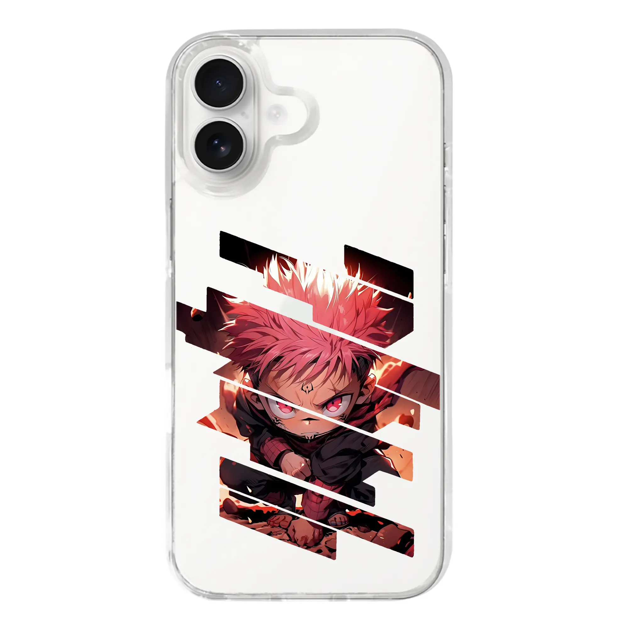 呪術廻戦 グッズ,虎杖 悠仁 - iPhone 17シリーズ 透明スマホケース – 薄型・耐衝撃・精密フィット保護カバー